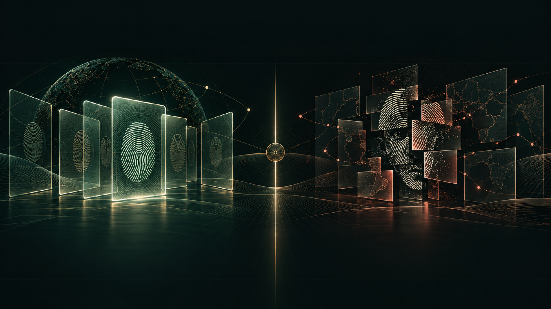 Fragmented identity fragments distributed across disconnected systems